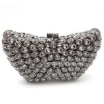 Luxury clutch evening bags Ladies crystal diamonds party bag