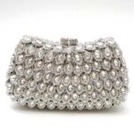 Luxury clutch evening bags Ladies crystal diamonds party bag