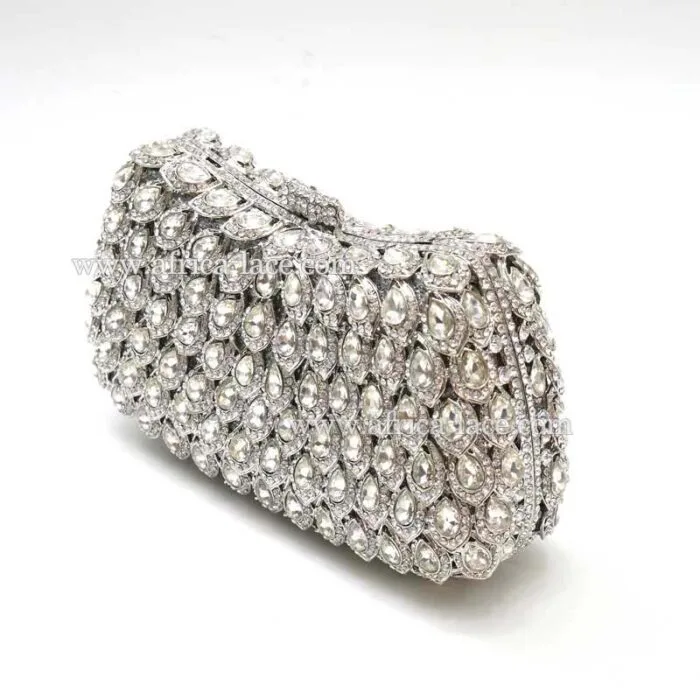 Luxury clutch evening bags Ladies crystal diamonds party bag