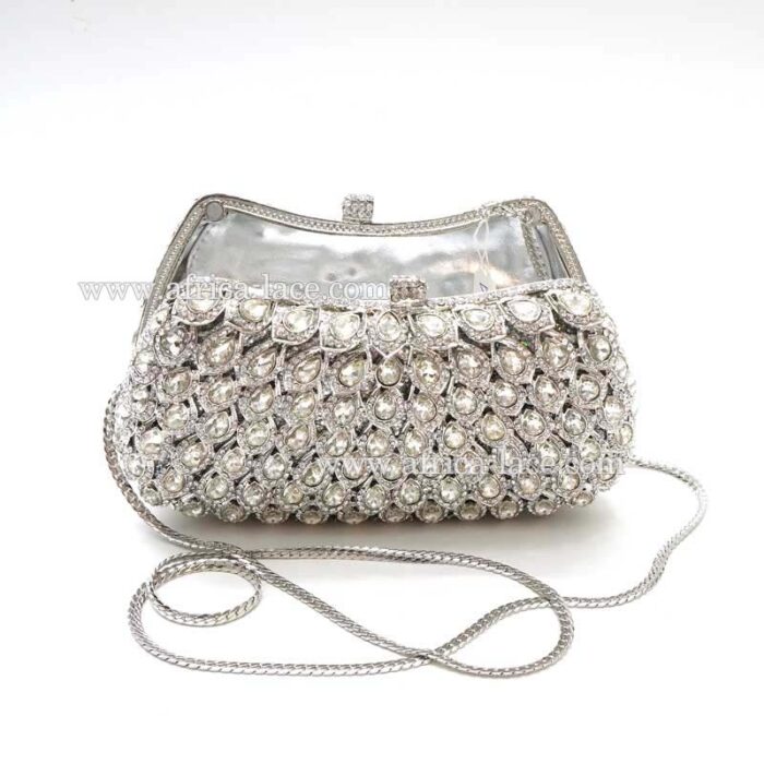 Luxury clutch evening bags Ladies crystal diamonds party bag