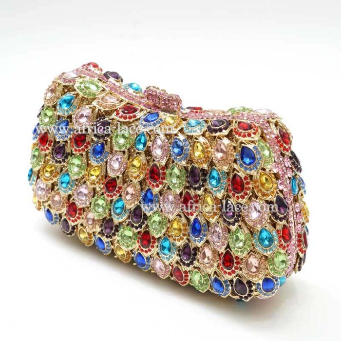Luxury clutch evening bags Ladies crystal diamonds party bag