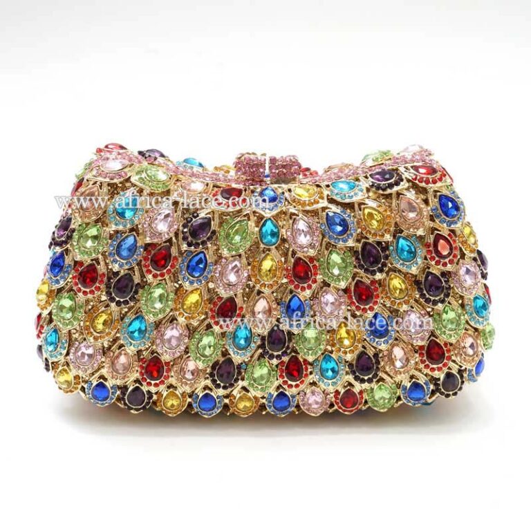 Pocket Handmade Diamond Party Crystal Clutch Chain Bag