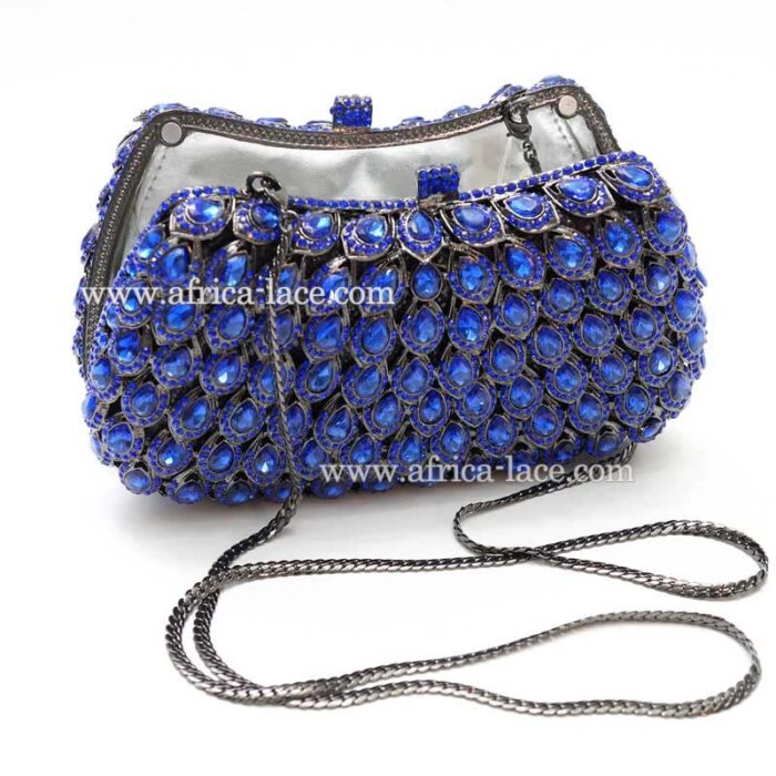 Luxury clutch evening bags Ladies crystal diamonds party bag