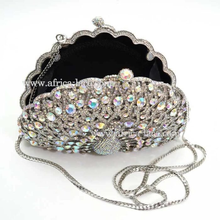 Luxury Crystal Evening clutch Peacock Clutch purse wedding clutch bag CL 107B 3