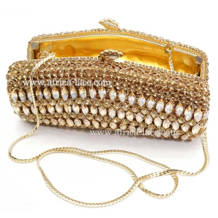 crystal clutch bag