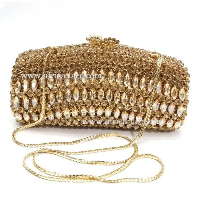 crystal clutch bag