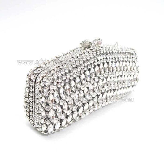 crystal clutch bag