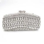 crystal clutch bag