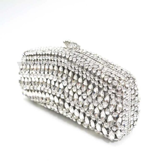 crystal clutch bag