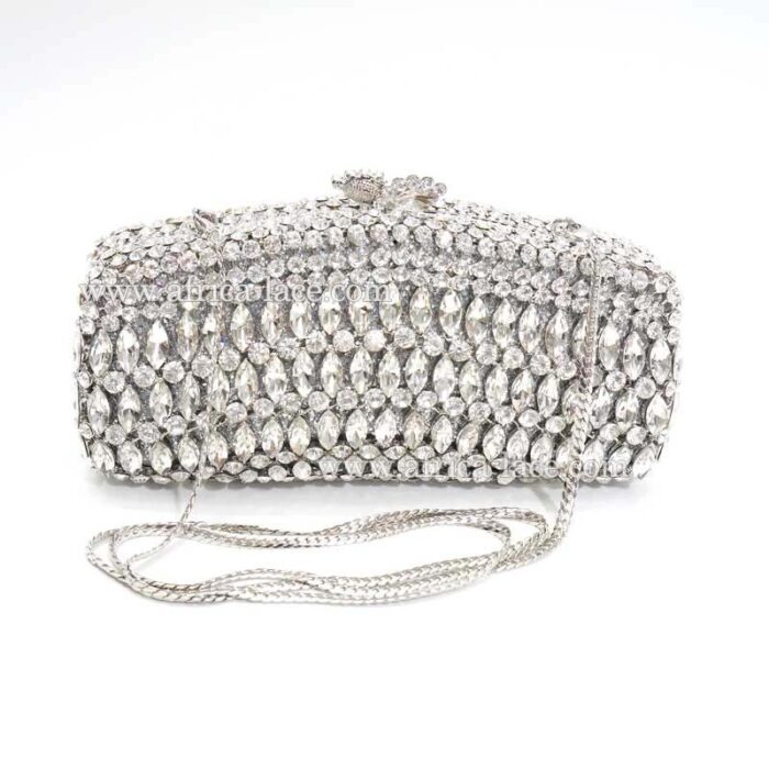 crystal clutch bag