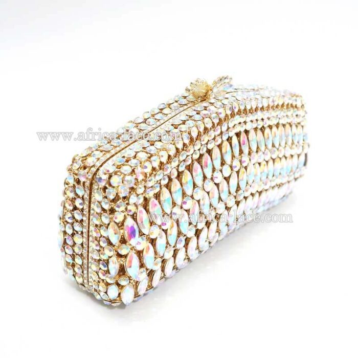 crystal clutch bag