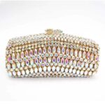 crystal clutch bag