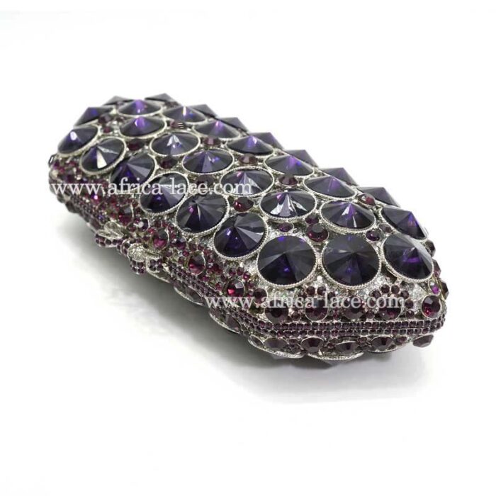 crystal clutch bag