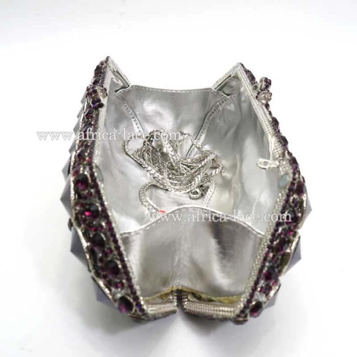 crystal clutch bag