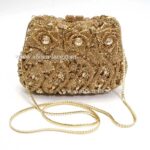 crystal clutch bag