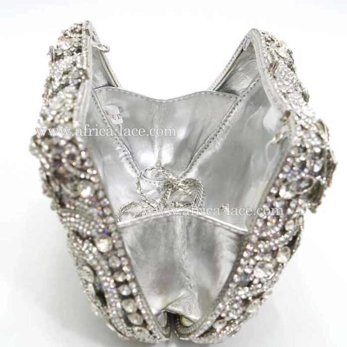 crystal clutch bag