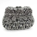 crystal clutch bag