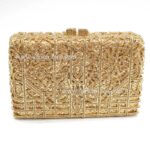 crystal clutch bag