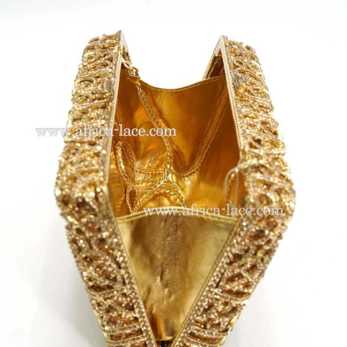 crystal clutch bag