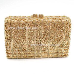 crystal clutch bag