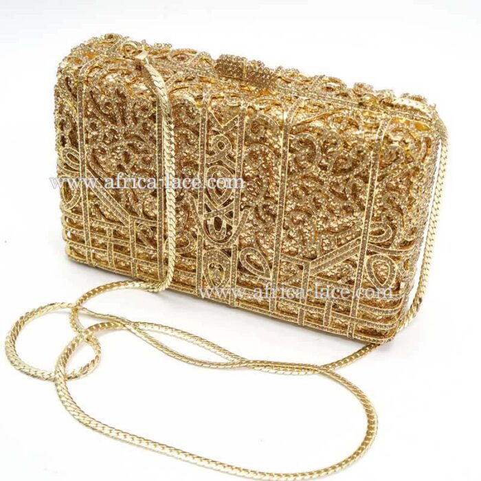 crystal clutch bag