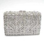 crystal clutch bag