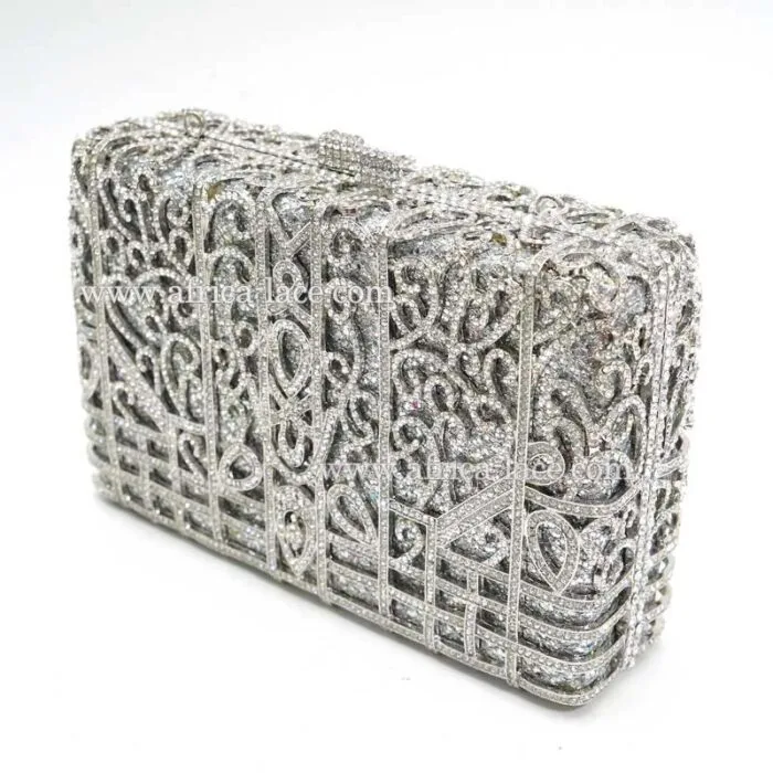 crystal clutch bag