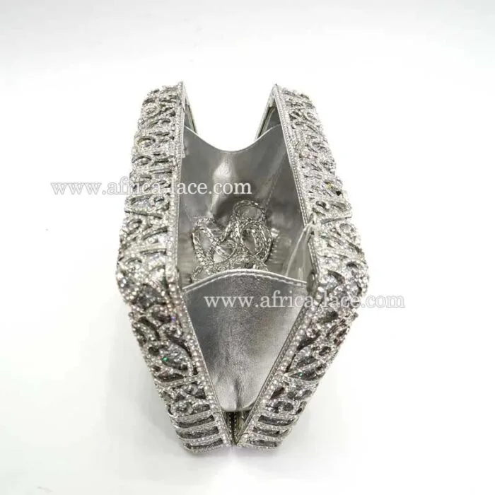 crystal clutch bag