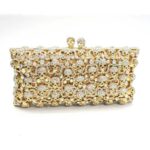 crystal clutch bag