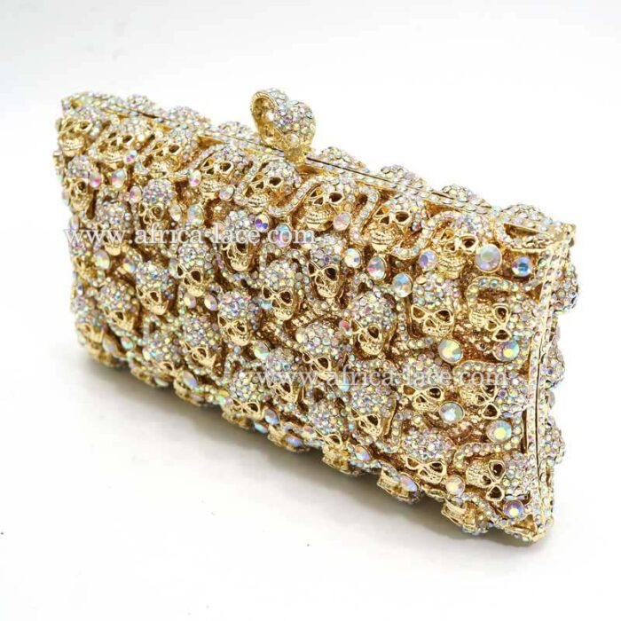 crystal clutch bag