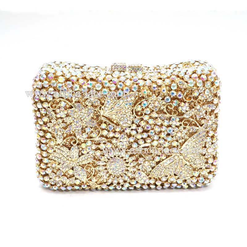 Stylish Designer Bridal Clutch handbag Purse with Handle and Chain for  women's handy wallet Handicraft Beautiful