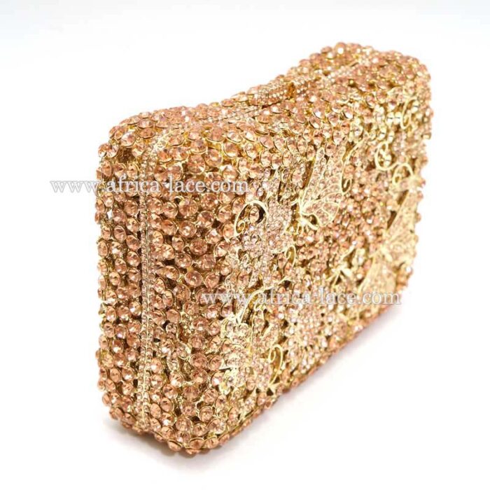 luxury crystal clutch bag