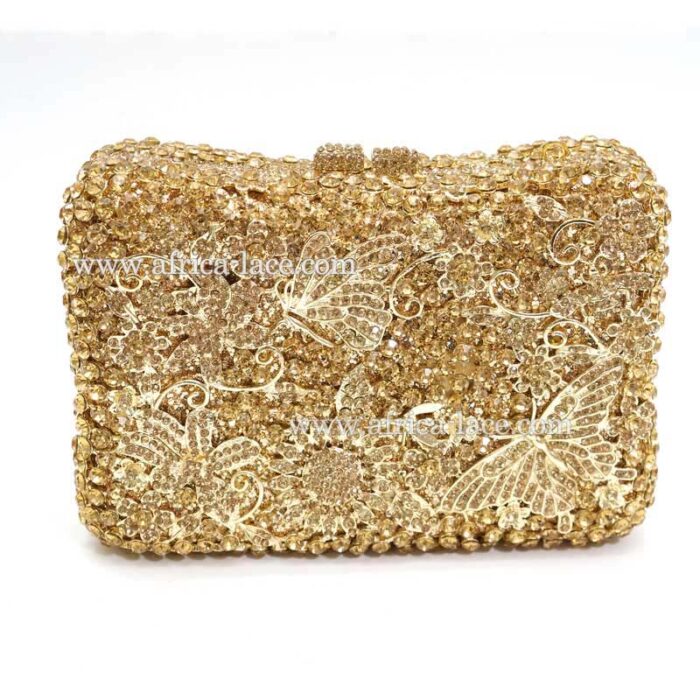 luxury crystal clutch bag