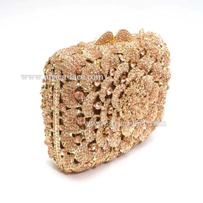 luxury crystal clutch bag