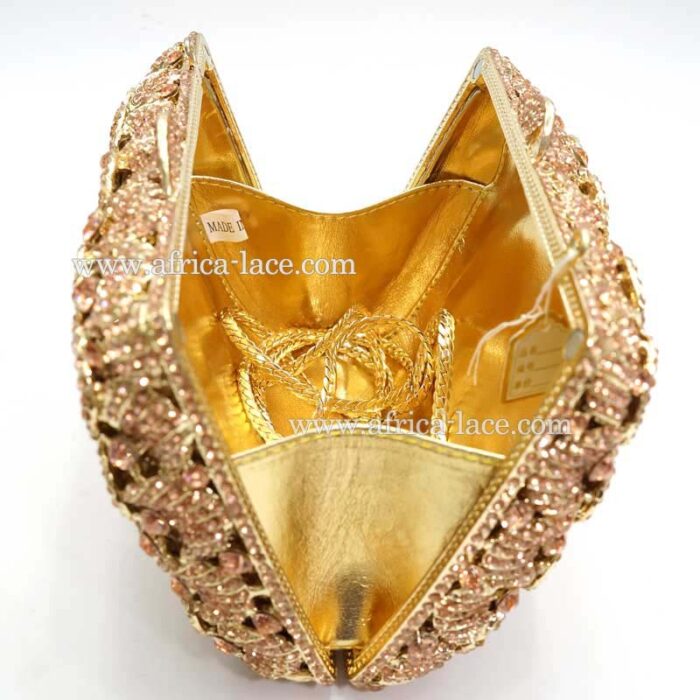 luxury crystal clutch bag