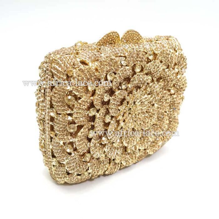 luxury crystal clutch bag