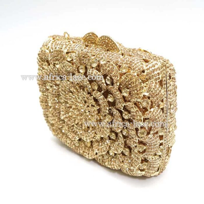 luxury crystal clutch bag