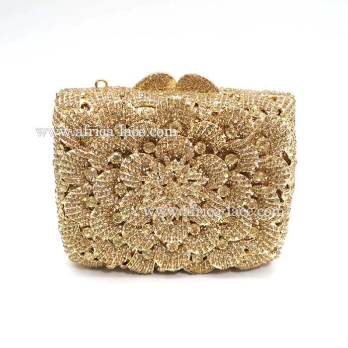 luxury crystal clutch bag