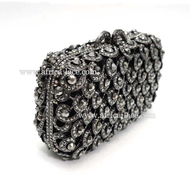 New Luxury crystal clutch Bag Crystal Evening bag CL-119C in black
