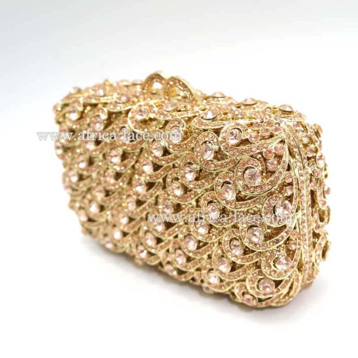 luxury crystal clutch bag