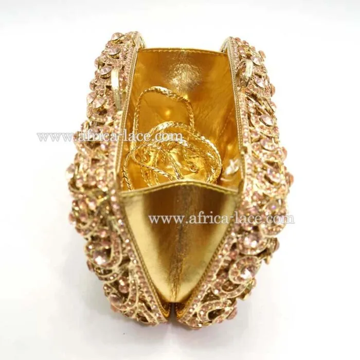 luxury crystal clutch bag