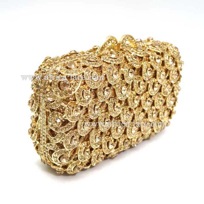 luxury crystal clutch bag