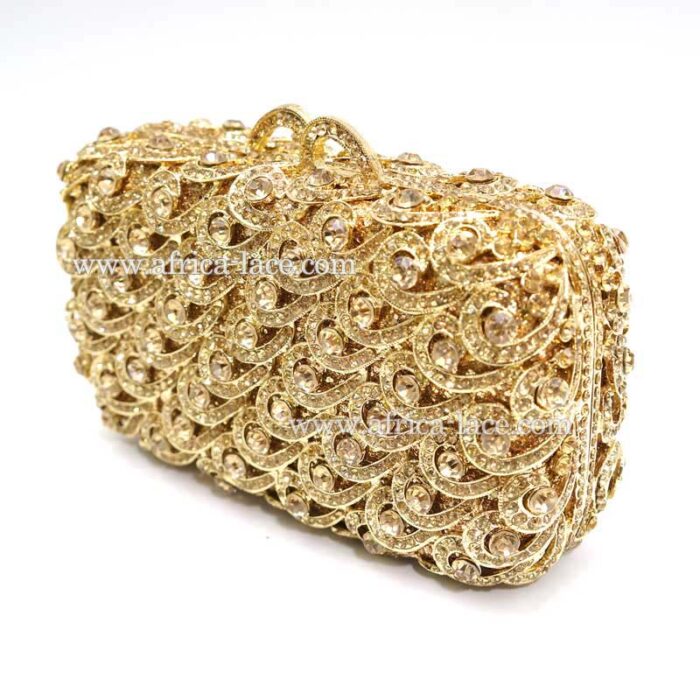 luxury crystal clutch bag