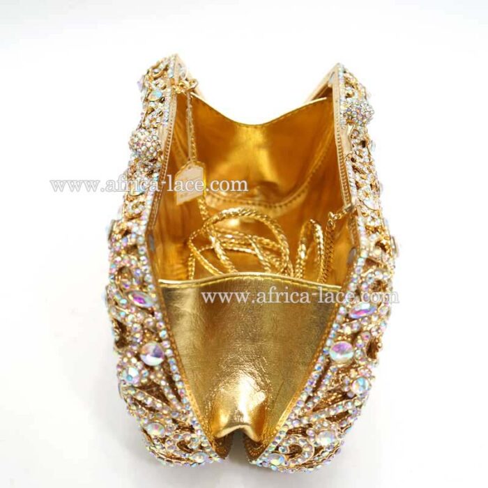 luxury crystal clutch bag