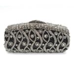 luxury crystal clutch bag