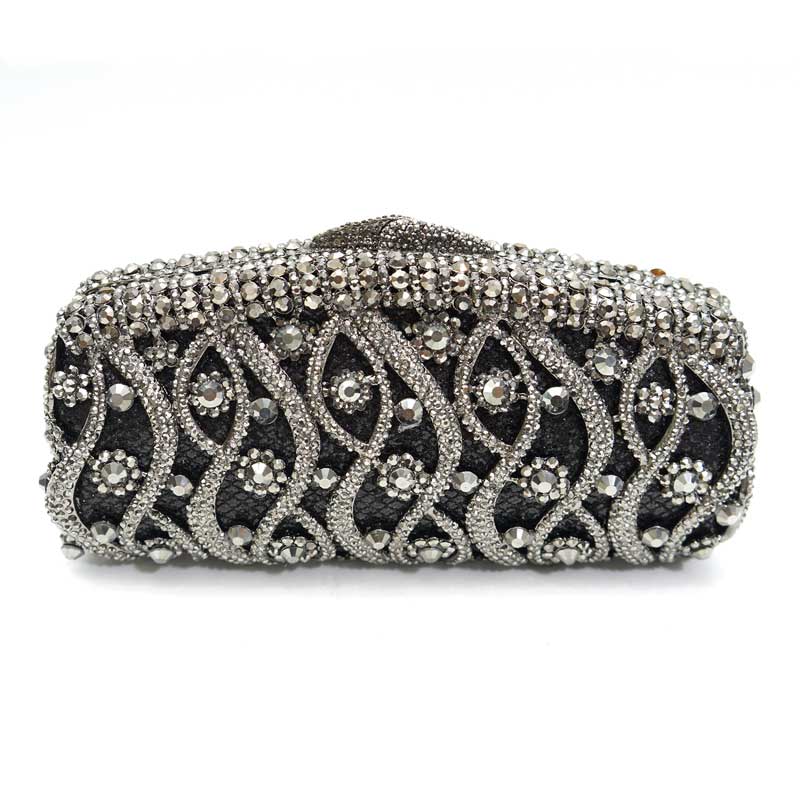 momo mo Women Evening-Bag Chain Wedding Clutch-Purse Rhinestone Luxury  Handbag Elephant Blue: Handbags: Amazon.com