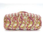 luxury crystal clutch bag