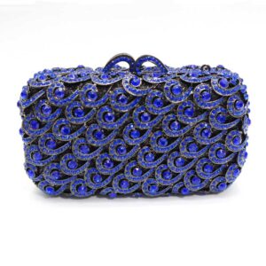 luxury crystal clutch bag