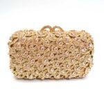 luxury crystal clutch bag