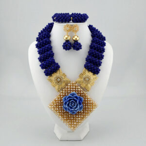 High quality handmade african Wedding Jewelry necklace set